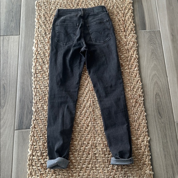 Levi’s 721 high rise skinny jeans faded black size 27 - Picture 8 of 10